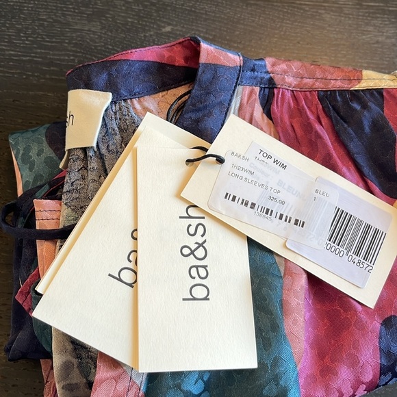 ba&sh Win Tie Puff Sleeve Blouse NWT - Picture 12 of 12